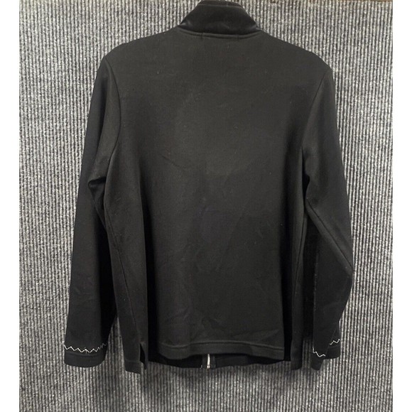 Christmas Sweater Planet And Company Woman Size Petite Med Knit Holiday Cardigan - Picture 8 of 16